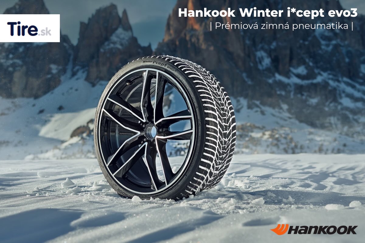 Zimná pneumatika Hankook Winter i*cept evo3 Detail zimného dezénu pneumatiky Hankook Winter i*cept evo3.
